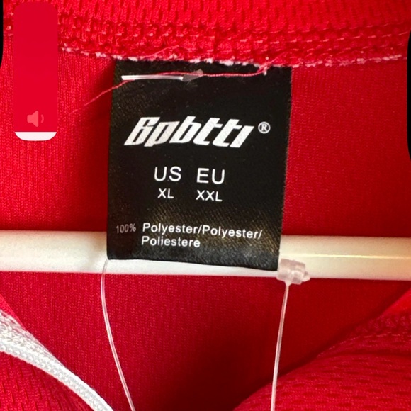 NEW bpbtti Women’s X-Large Cycling Shirt Short Sleeves Red Biking XL Athletic - Picture 4 of 9